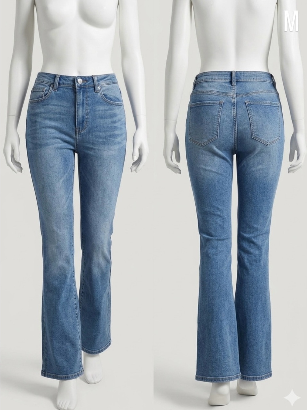 Sonoma Mid-Rise Light Blue Flare Jeans for Women